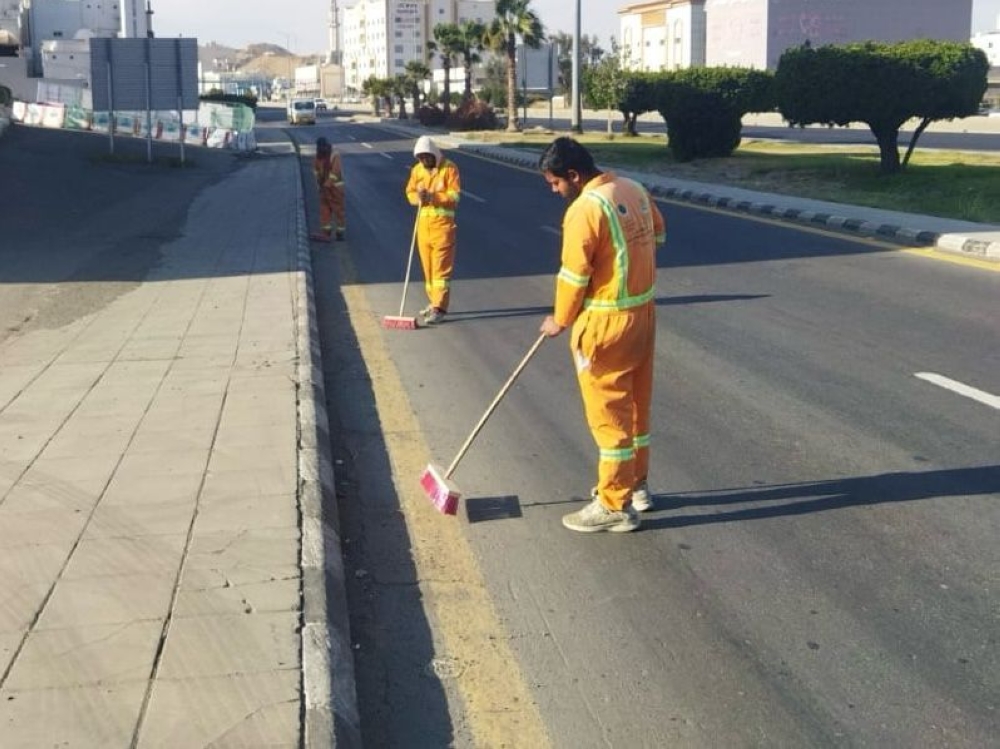 الطائف.. رفع مستوى النظافة ونقل 8 آلاف طن من النفايات خلال 3 أيام